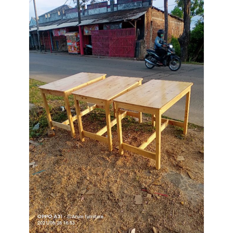 meja jati Belanda 100x50x75