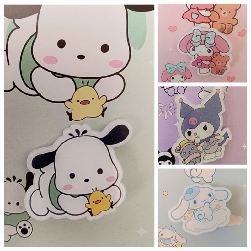 BROSS CANTIK LUCU BERKARAKTER SANRIO PIN AKRILIK