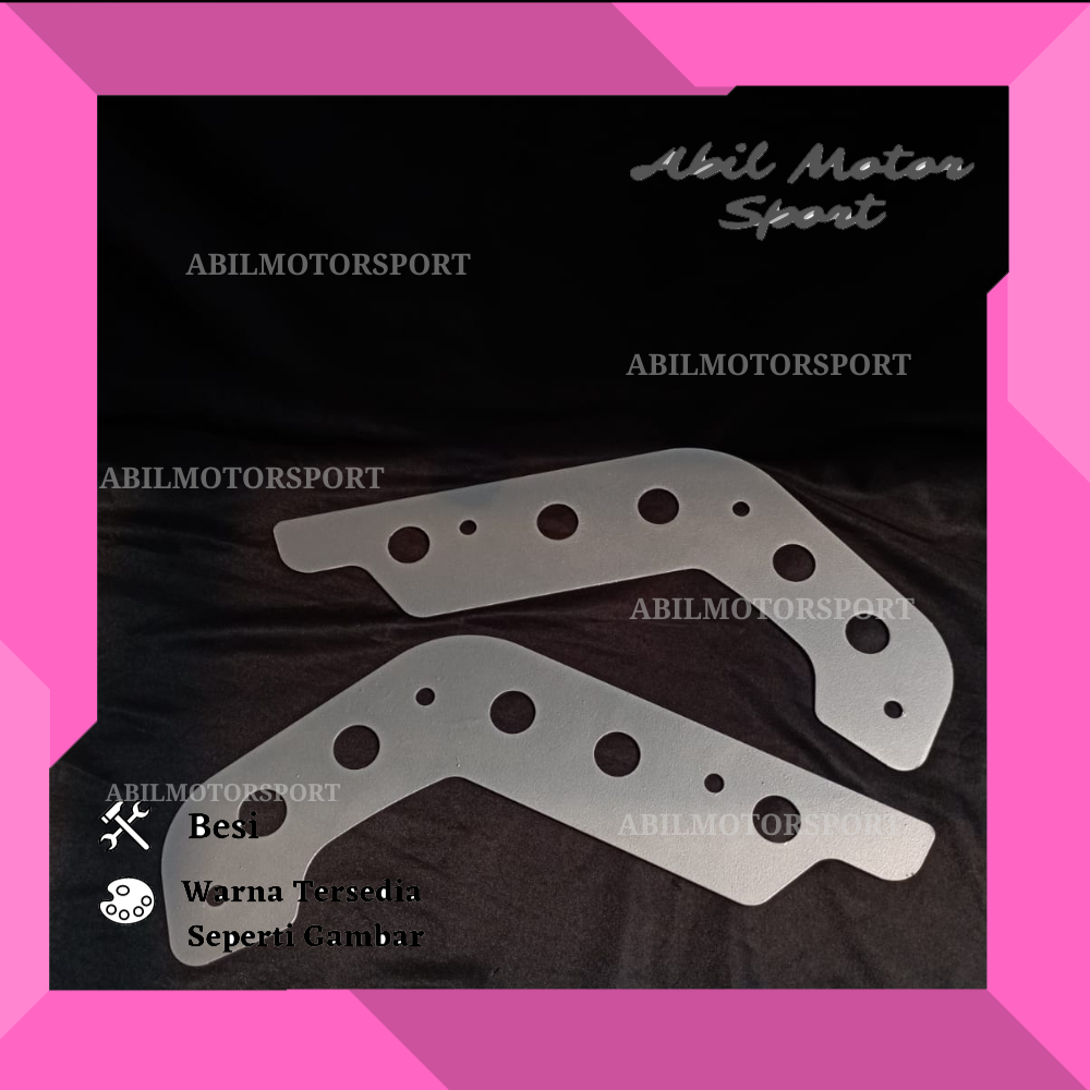 COVER SKIDPLATE KANAN KIRI XSR155 TUTUP PELINDUNG TUTUP SKID PLATE SAMPING MOTOR XSR 155 WARNA SILVE