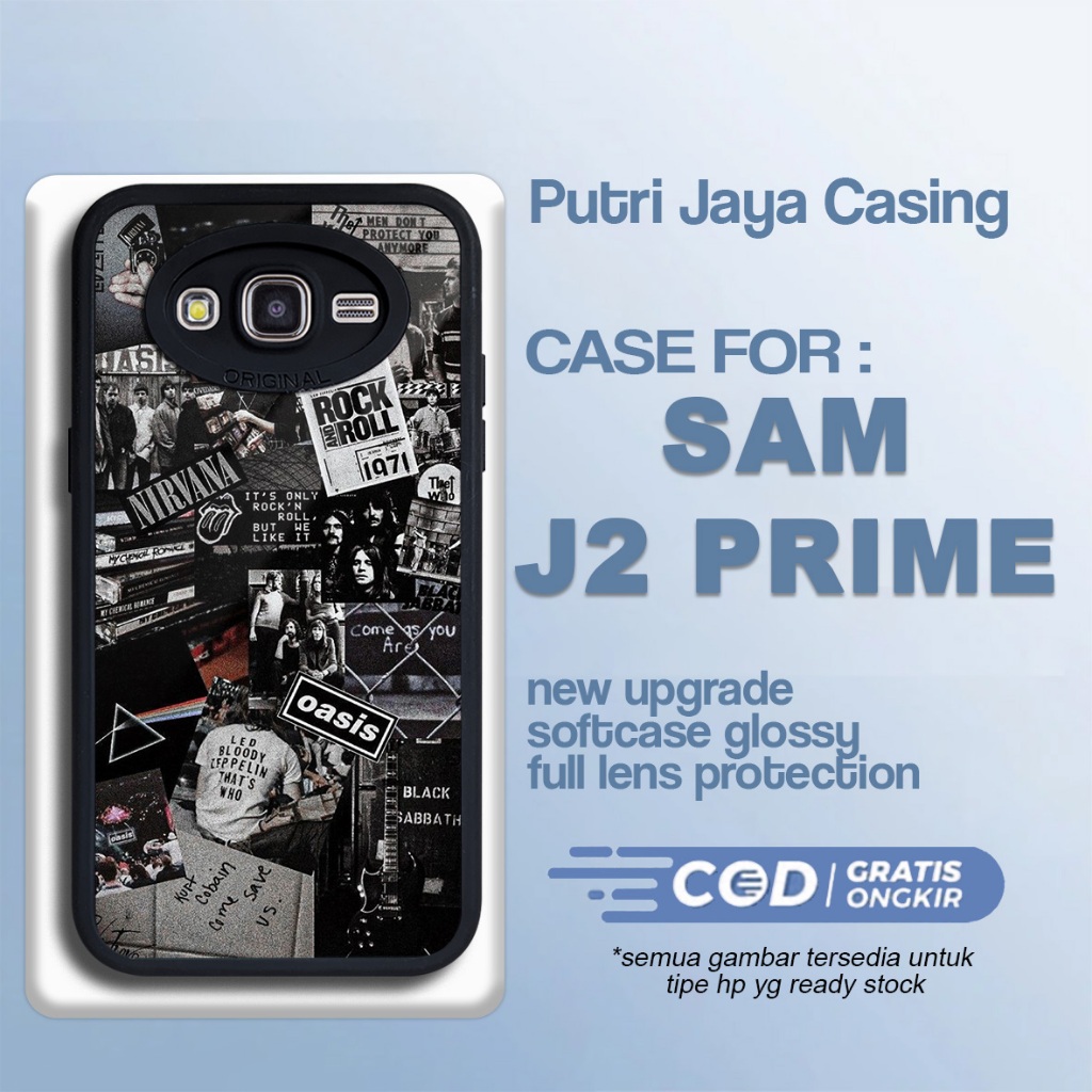 Case Samsung J2 Prime Terbaru Aesthe Black Hardcase Softcase Glossy Casing Samsung J2 Prime Terlaris