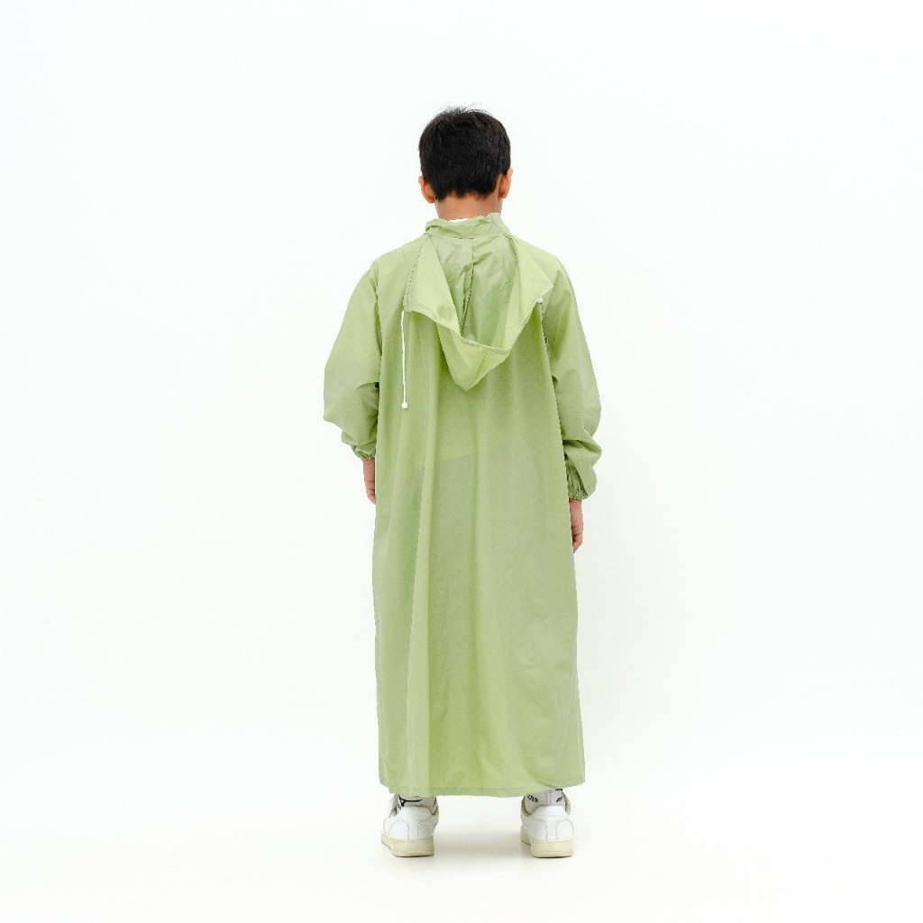 RB Jas Hujan Gamis Anak Perempuan Muslimah / Jas Hujan Anak sd laki laki / mantel hujan anak