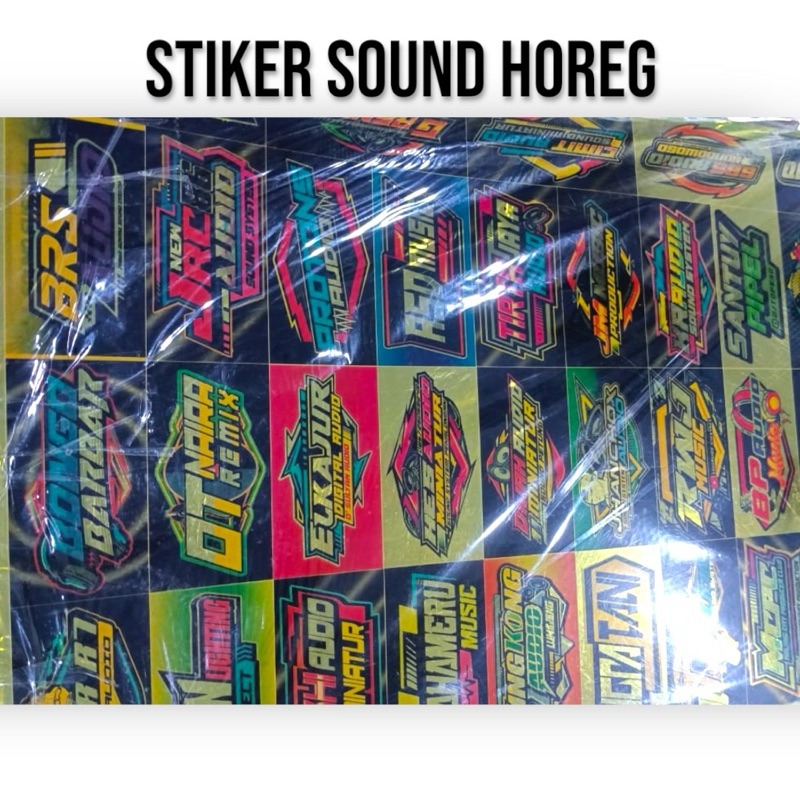 

Stiker Sound Horeg 1 Lembar isi 7 stiker