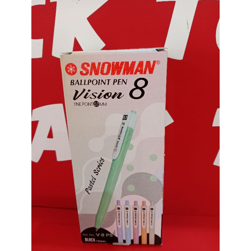 

Pulpen Snowman V8