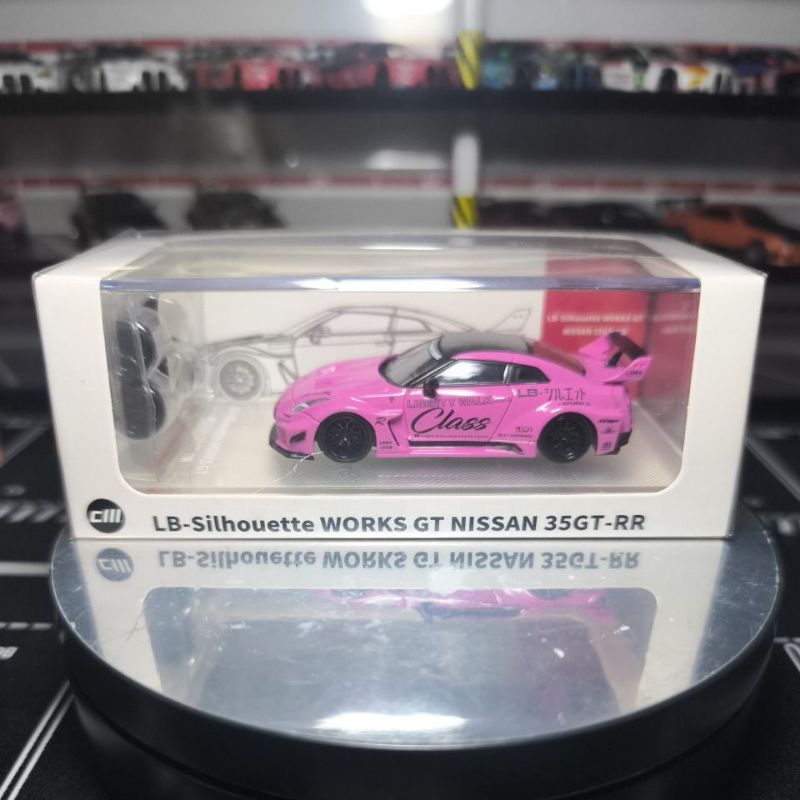 cm model nissan gtr r35 lbwk pink