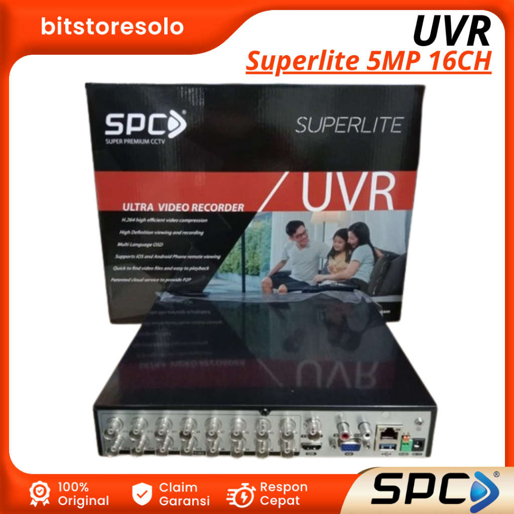 DVR UVR SPC 16 Channel 5MP SuperLite