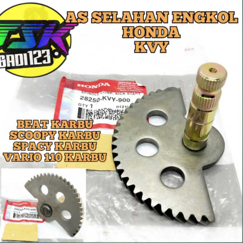AS GIGI KAMPAK SELAHAN,BEAT KARBU,VARIO KARBU SPACY KARBU SCOOPY KARBU, ASLI ORIGINAL (KVY/KVB)