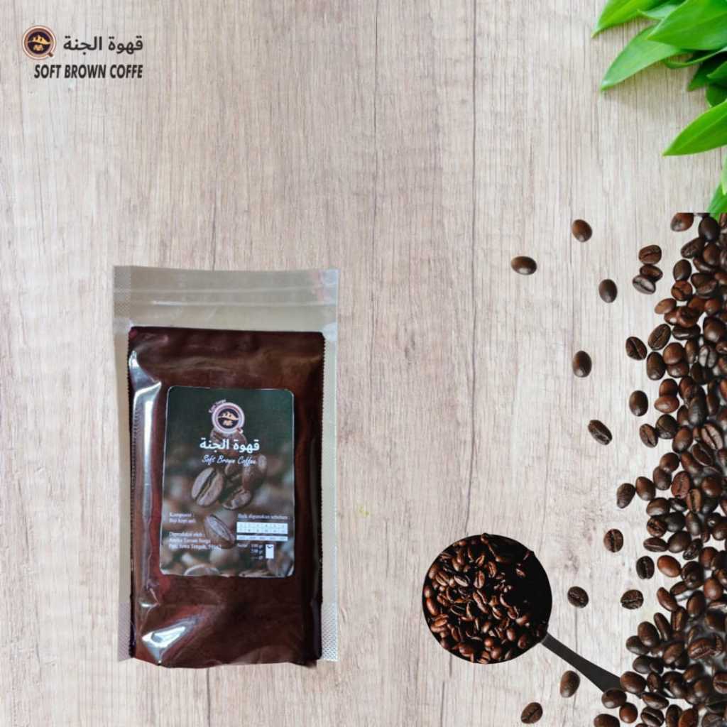 

Kopi Surga Soft Brown bubuk coklat rasa enak dan mantap (250gr)