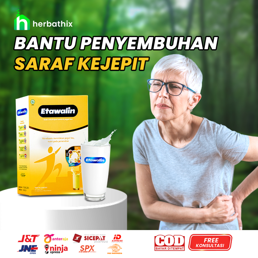 

ETAWALIN Susu Etawa Herbal Alami Obat Terapi Syaraf Kejepit 1 Box Goat Milk Natural