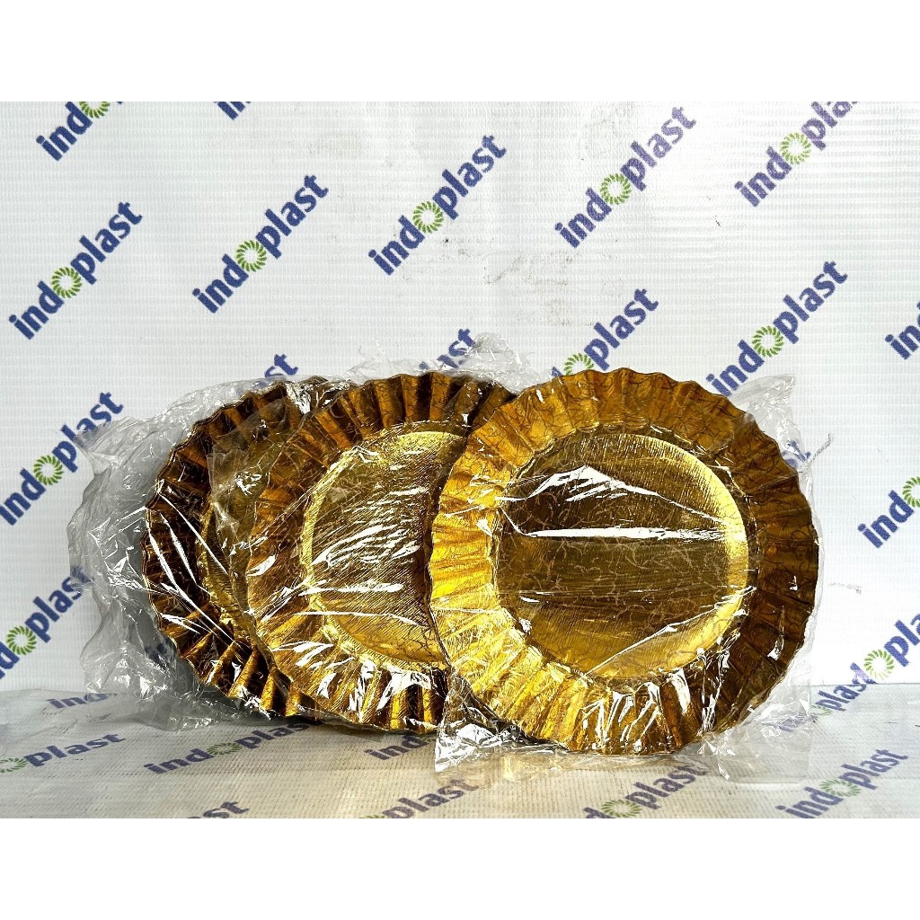 Piring Kertas Kue Kecil / Piring Kertas makanan Kecil (10pcs)