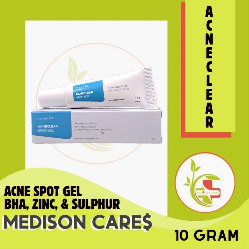 derma xp acneclear spot gel acne clear kulit iritasi jerawat | salep 10 g