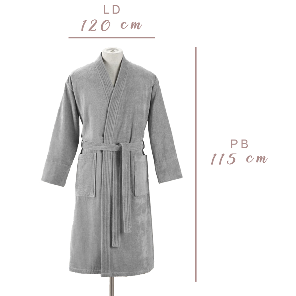 Ever Handuk Kimono Jubah Mandi Pria Wanita Jumbo LD 120cm PB 115cm
