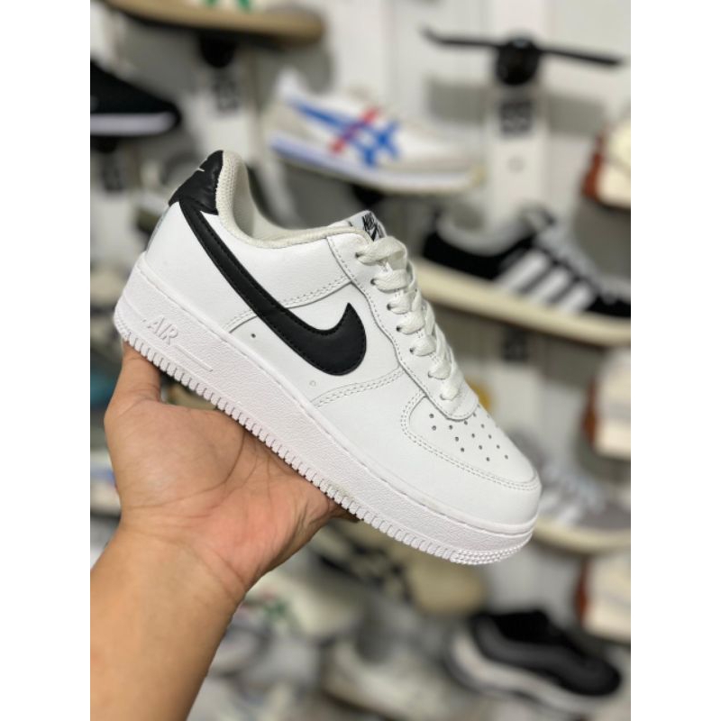 Sneakers N*ke Air Force One White black