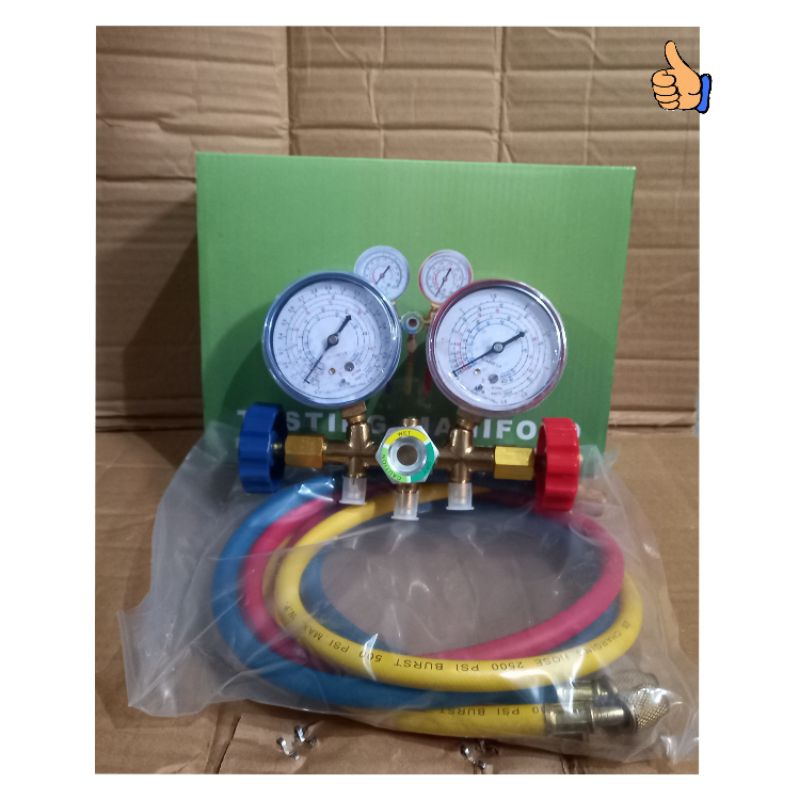 MANIFOLD BRASS BODY - GREEN CT 536G R-22 (134A,407C,404A DLL)