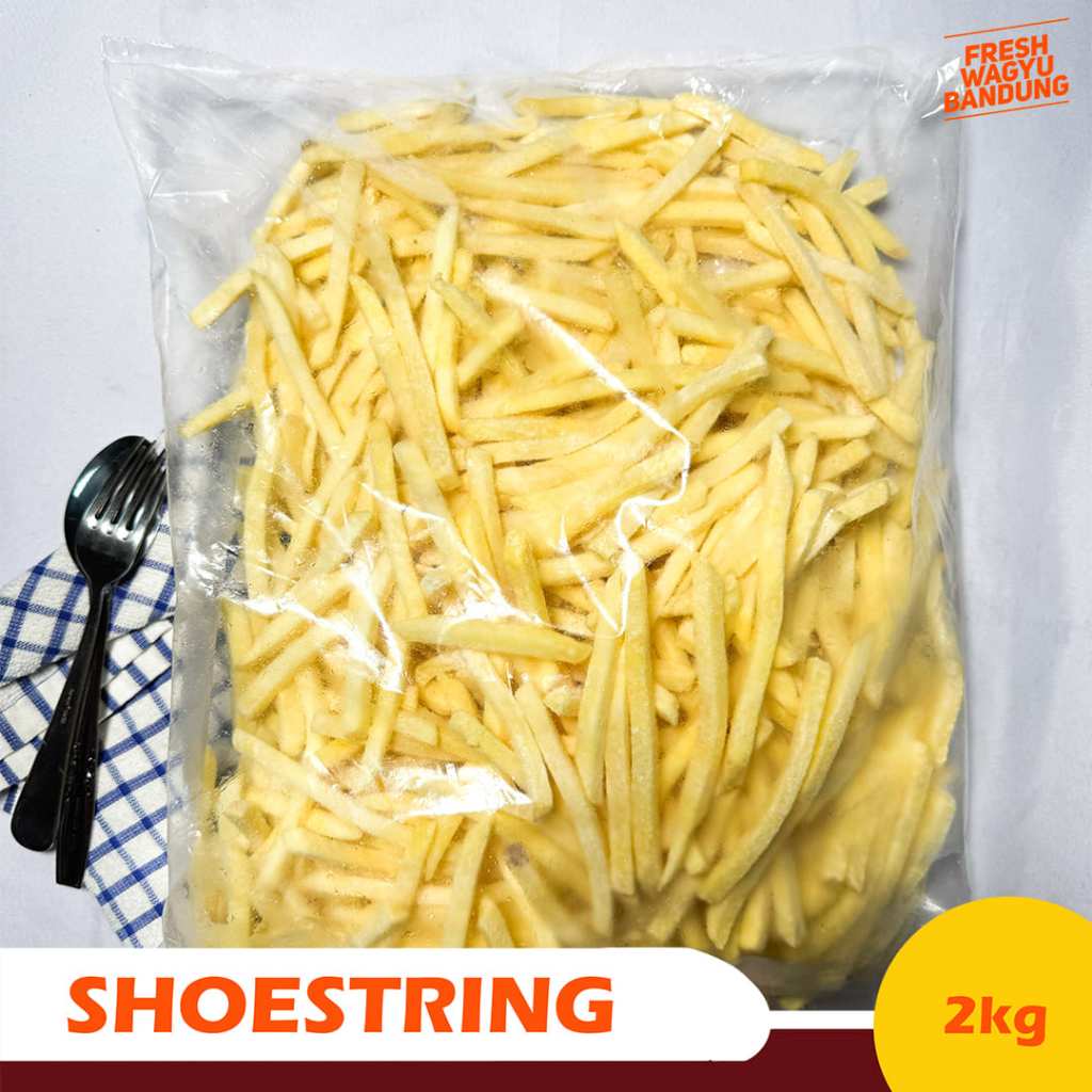

SHOESTRING CURAH IMPORT FRENCH FRIES PREMIUM Kentang Goreng Beku