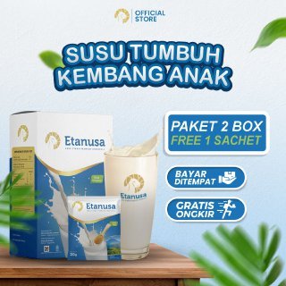 

Etanusa - Paket 2 Box Free 1 Sachet Susu Etawa Baik Untuk Pertumbuhan Anak