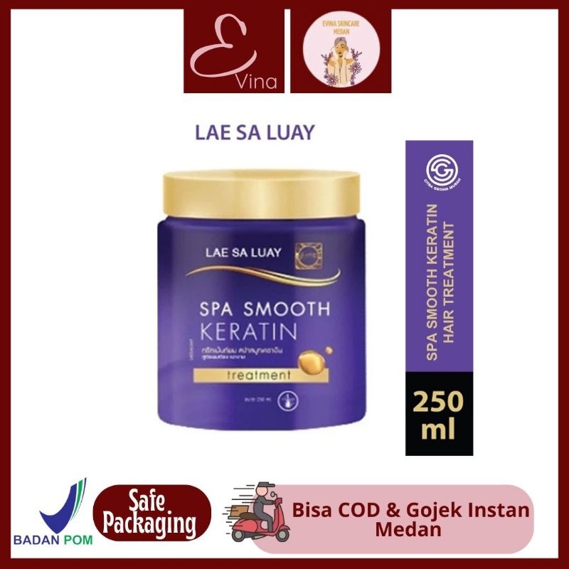 Lae Sa Luay Spa Smooth Keratin Masker Rambut | Ready Bisa Gojek Instan Medan