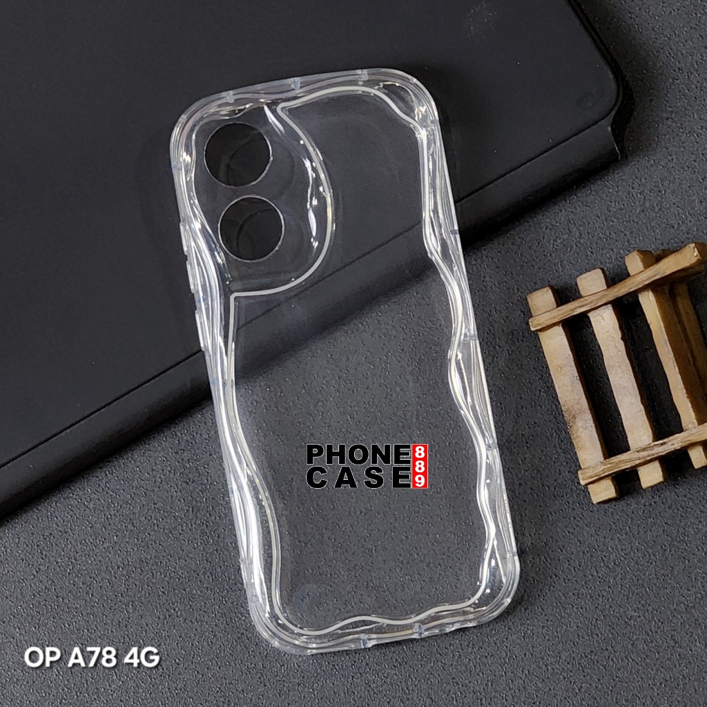 CASE OPPO A78 4G SOFT CASE MELTING WAVY CHROME CASE G01 OPPO A78 4G