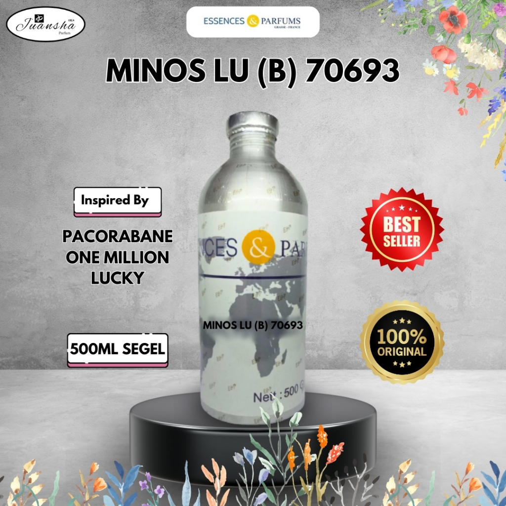 BIBIT PARFUM MURNI ESC MINOS LU (B) | ESSENCES 500ML SEGEL