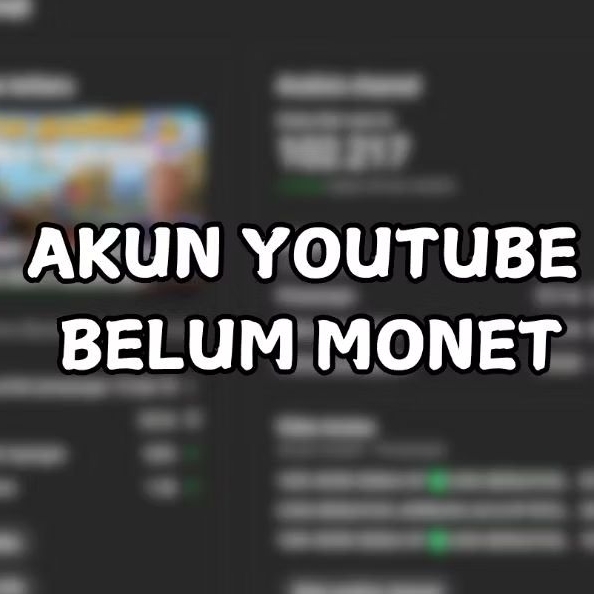 AKUN YOUTUBE MURAH BELUM MONET 1000 - 5000 SUBSCRIBER.