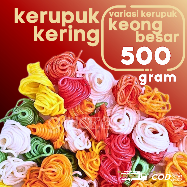 

Kerupuk Keong Besar isi 500g by GaiaRasa