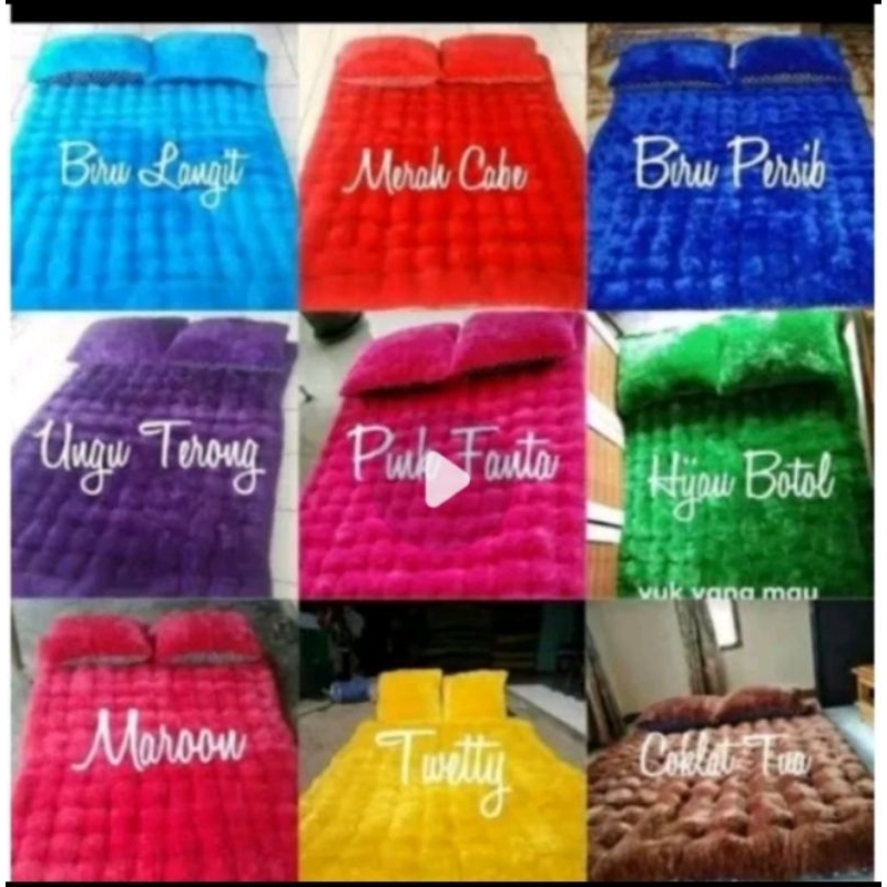 kasur gender/kasur minul/kasur lantai bulu rasfur uk 140x180x10