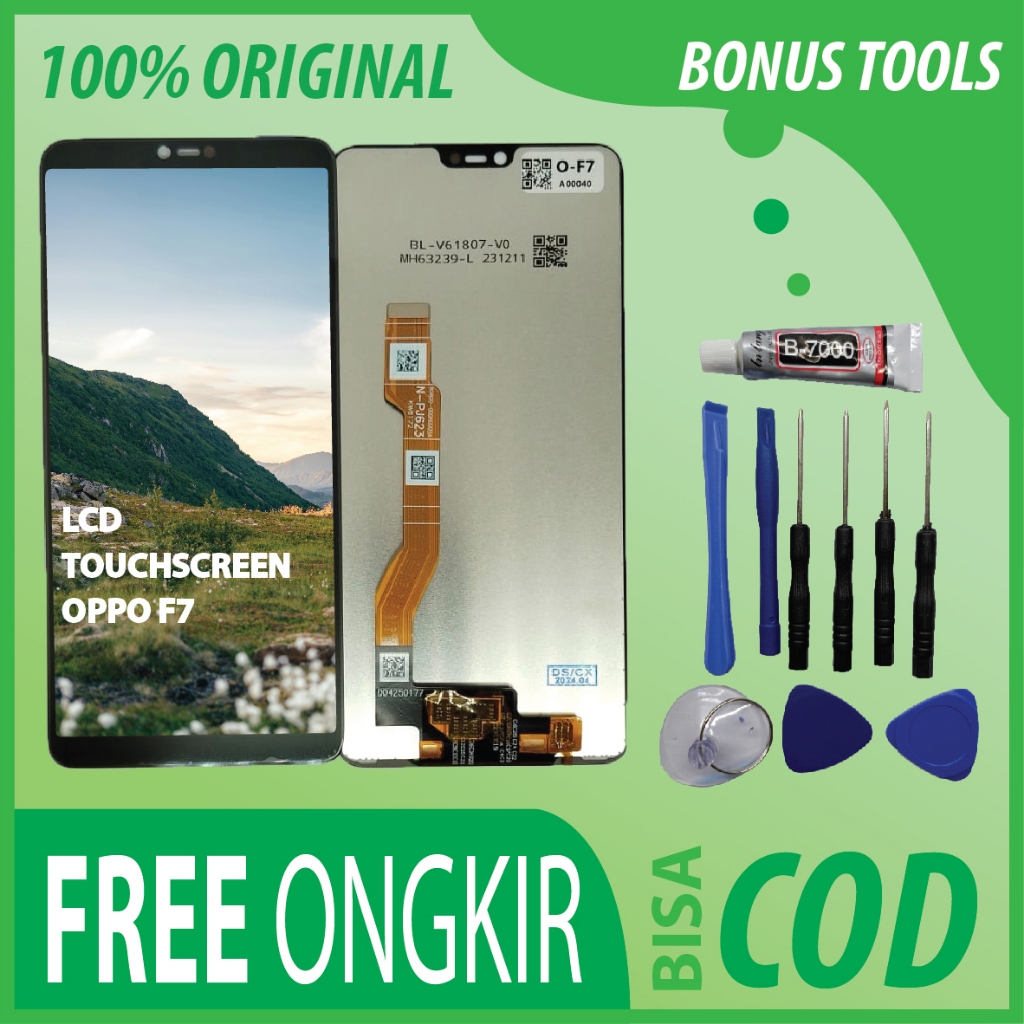 【ORIGINAL 100%】LCD TOUCHSCREEN OPPO F7 FULLSET TOUCHSCREEN / ORIGINAL100%