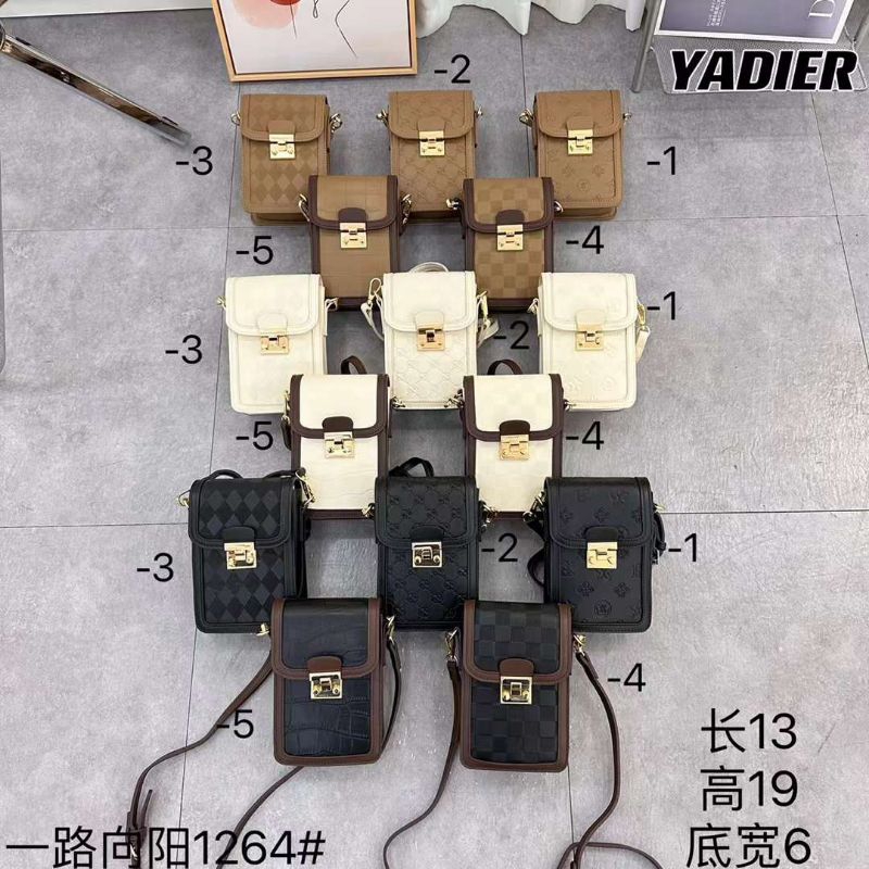 Yadier Tas Selempang Hp Wanita Sandang HPO Original Import Kulit PU 1264