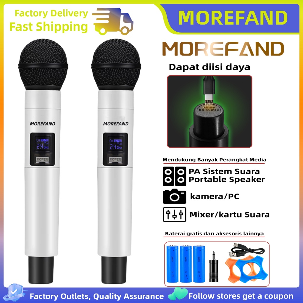 Mic wireless mic wireless mic karaoke wireless mikrofon mik karaoke wireless microphone mic karaoke