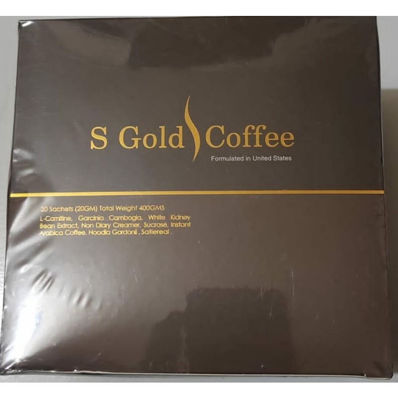 

SGOLD COFFEE 1 BOX ISI 20 SACHET/SLIMMING COFFEE