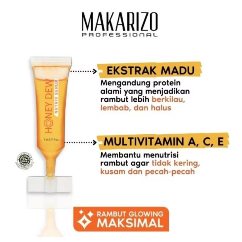 MAKARIZO HONEY DEW - Makarizo honey dew nutriv serum 5ml (ecer)