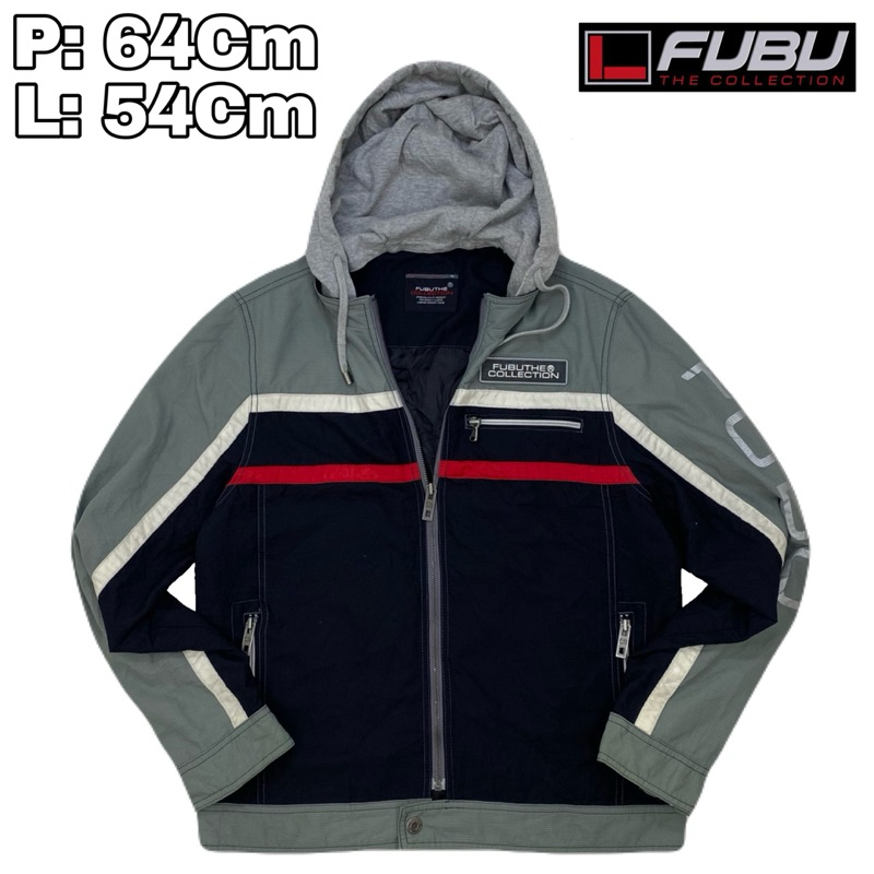 J55 Jaket Racing Outdoor Fubu 09205 Hoodie  Casual Vintage Harian Motor Collection Original