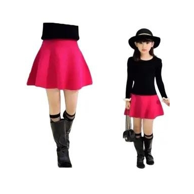 Rok Polos Anak Perempuan Rok Mini Anak Korea Rok Mini Payung Rok Usia 1-10 Tahun