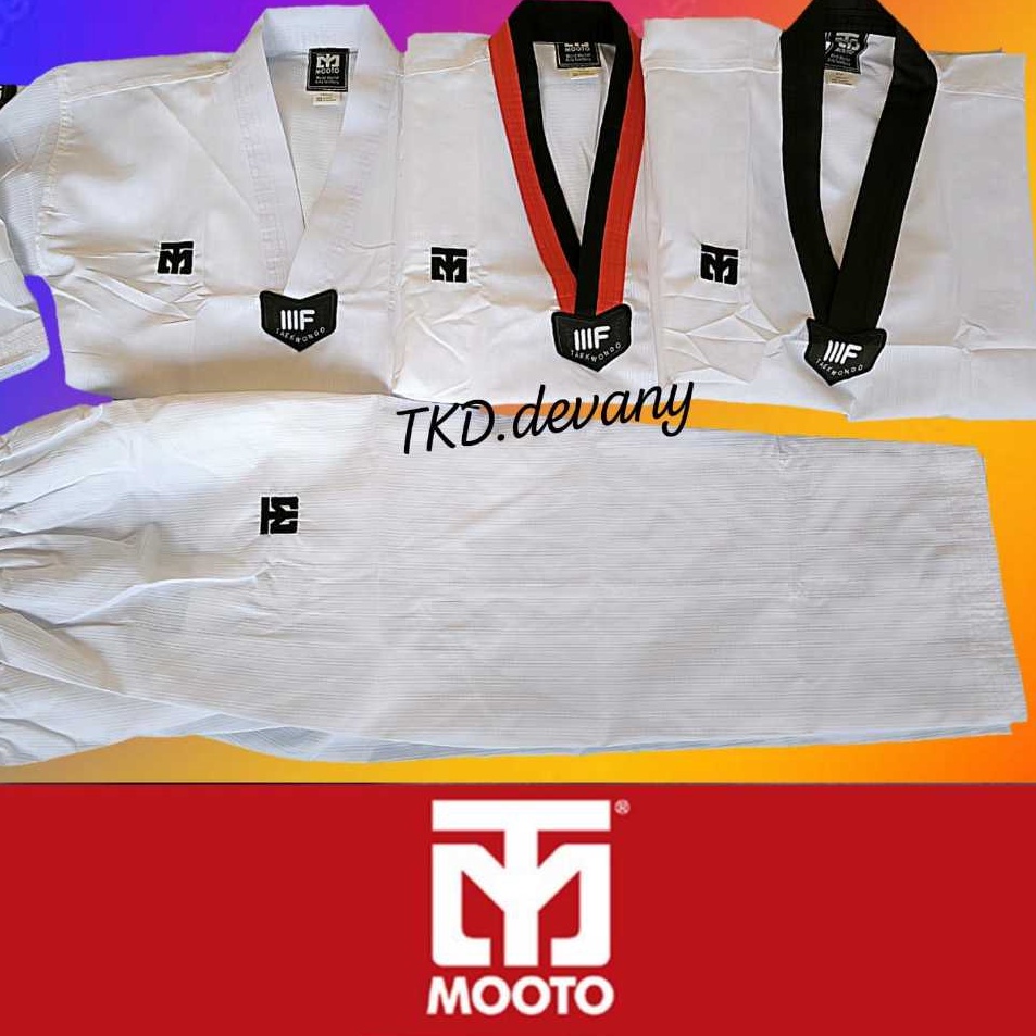 PROMO Promo Spesial Seragam Taekwondo Mooto 3F IiifDobok Mooto Iiif Moto 3F