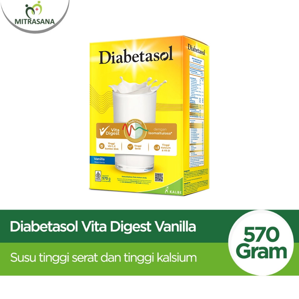 

Diabetasol Vanila - 570 Gr - Susu Untuk Penderita Diabetes