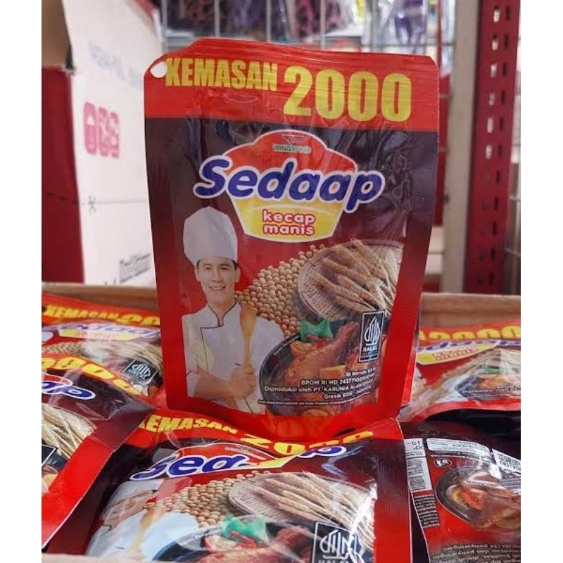 

10 bungkus kecap sedap 2000an. enak dan cocok untuk segala masakan.