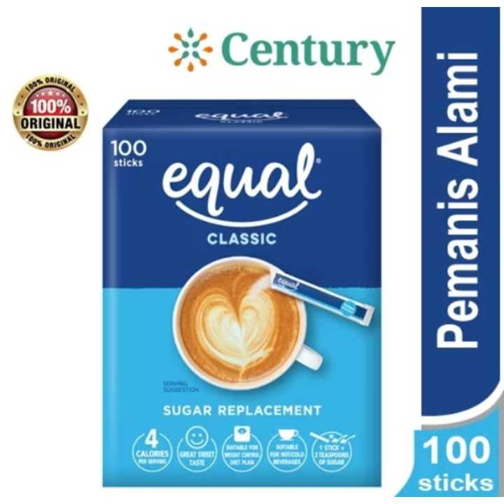 

EQUAL CLASSIC 50STICKS / GULA / PEMANIS / MAKANAN / MINUMAN/DIET/DIABETES/DISKON/PROMO