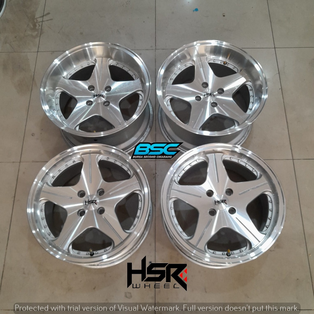 Velg Mobil Racing Celong Bekas R16 HSR Anambas Pcd 4x100 Ring 16 Buat Yaris Jazz Vios Mobilio Ignis 