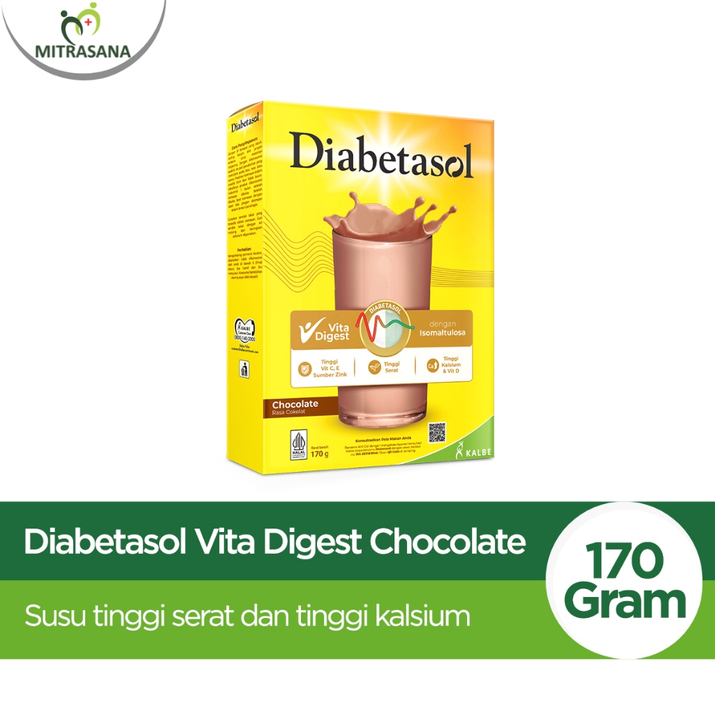 

Diabetasol Vita Digest Coklat / Vanila / Cappucino 170 gr