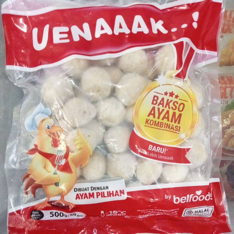 

belf uenak baso ayam 500 isi 50