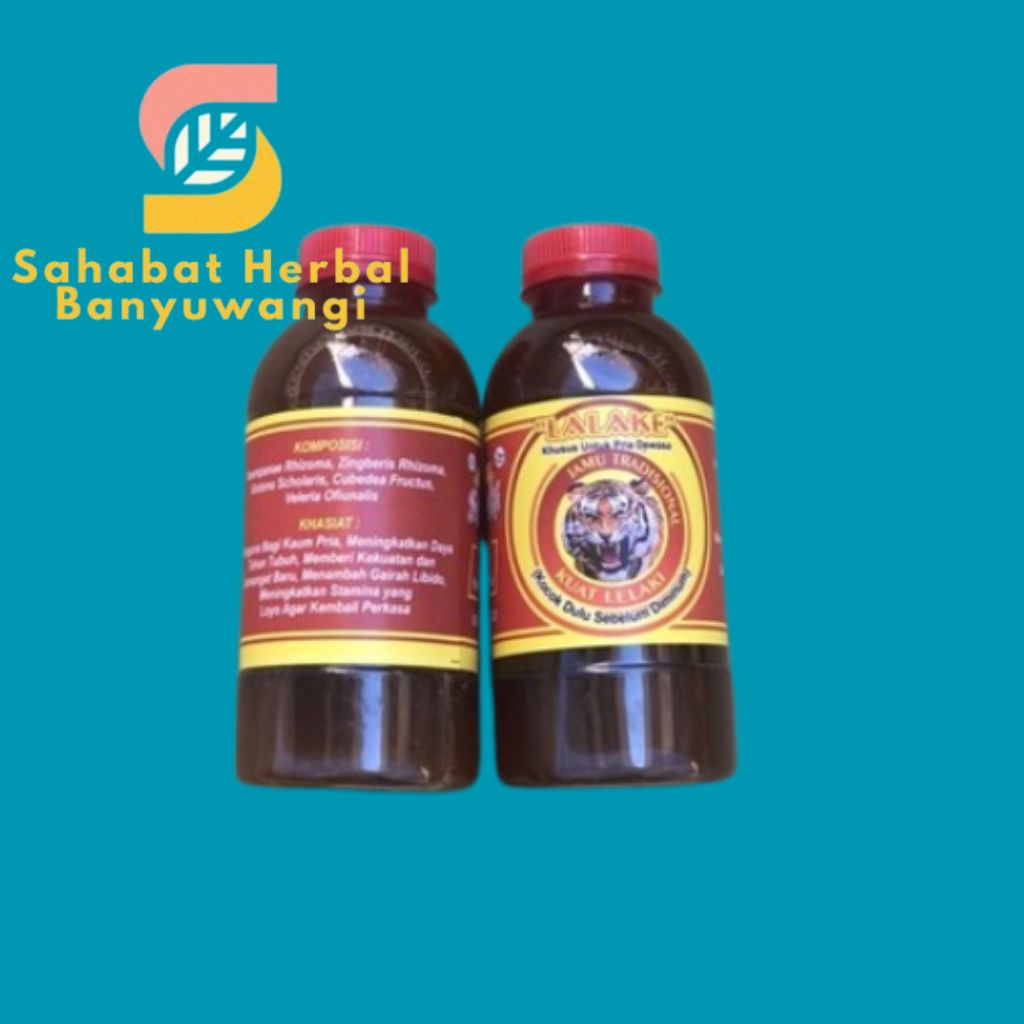 JAMU KUAT PRIA CAP LALAKE RAMUAN HERBAL LELAKI MADURA