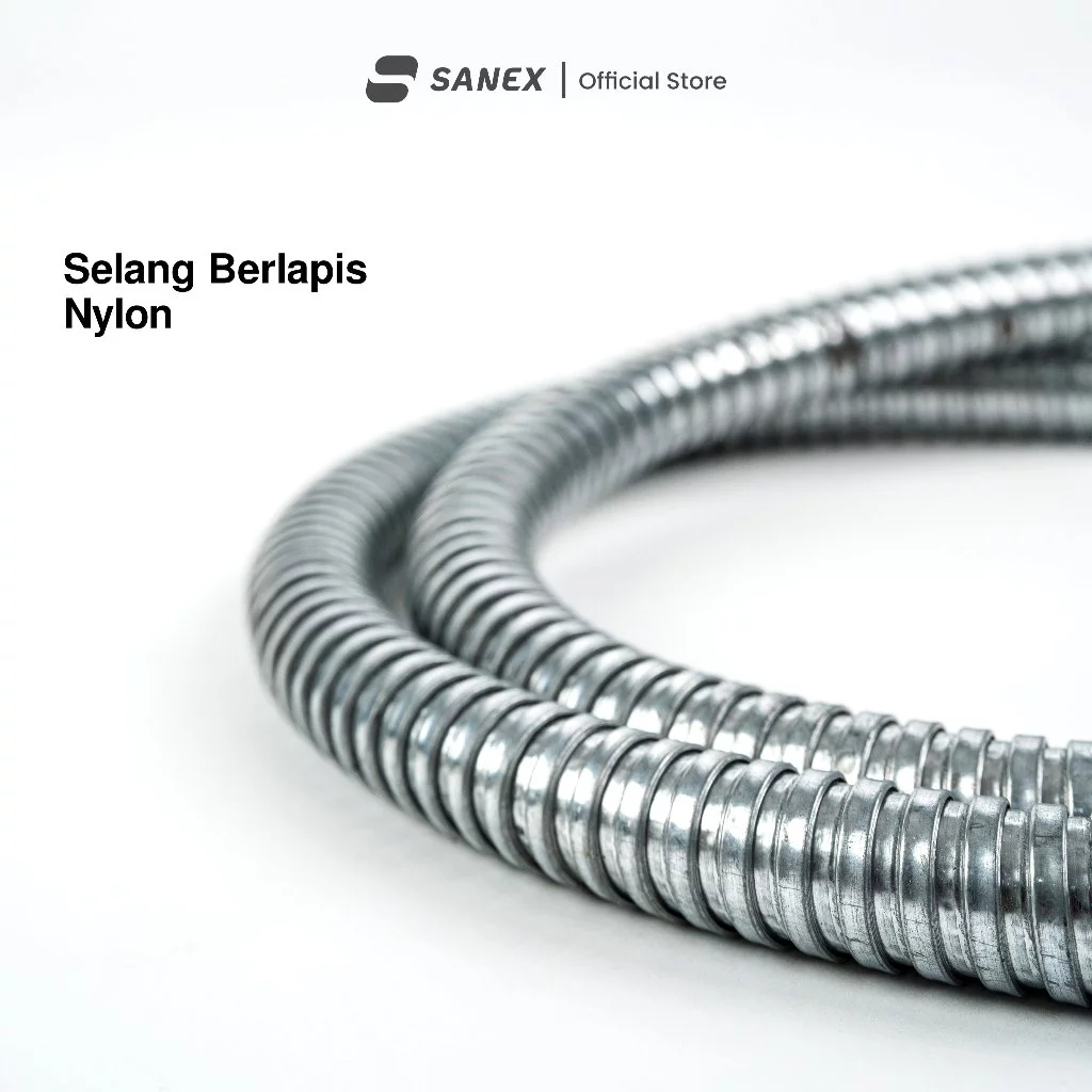 tyu Sanex Paket Selang Gas Fleksibel dan Regulator Kompor Gas Meter Tekanan Rendah Otomatis - SNR181