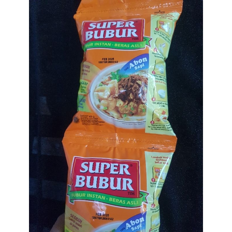 Super Bubur, Bubur instan dari beras asli 1renceng 5pcs