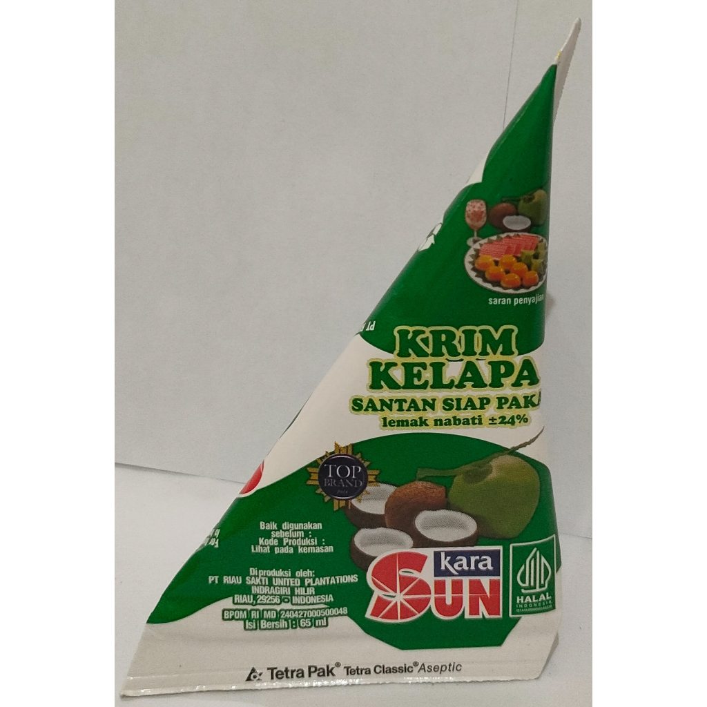 

SUN KARA SANTAN KELAPA KERUCUT SIAP PAKAI 65ML SUN KARA SEGITIGA