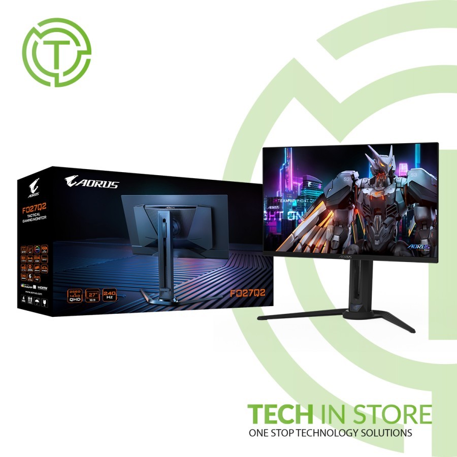 Gigabyte AORUS FO27Q2 Monitor Gaming OLED 240Hz QD-OLED
