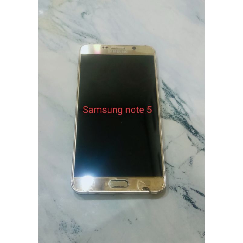 Mesin Samsung note 5 minus LCD dan baterai