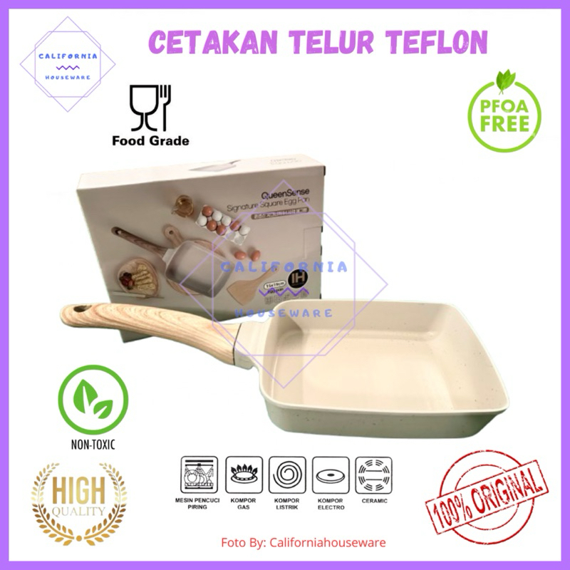 Wajan Omelet Anti Lengket /Wajan Penggorengan Telur / Cetakan Telor Teflon Anti Lengket / Teflon Cet