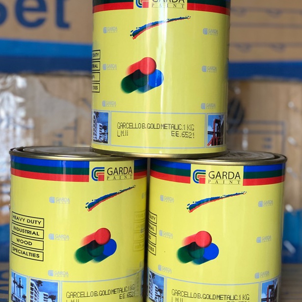

KODE C9T5 CAT KAYU DAN BESI WARNA GOLD METALIC METTEX 1 KG