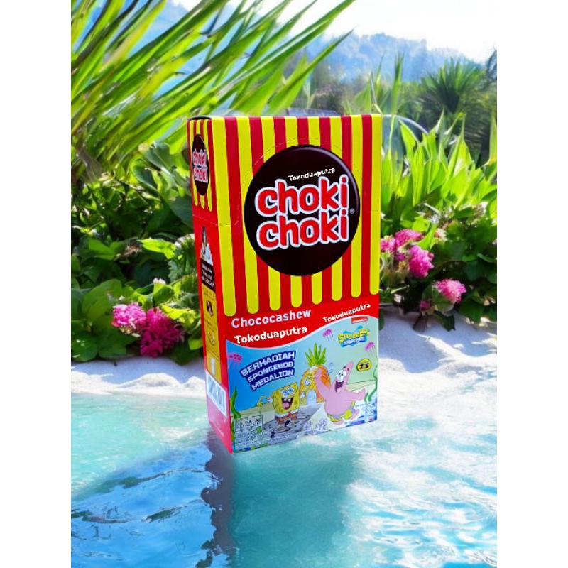 

Choki choki edisi spongebob isi 20 pcs / choki coklat pasta spongebob