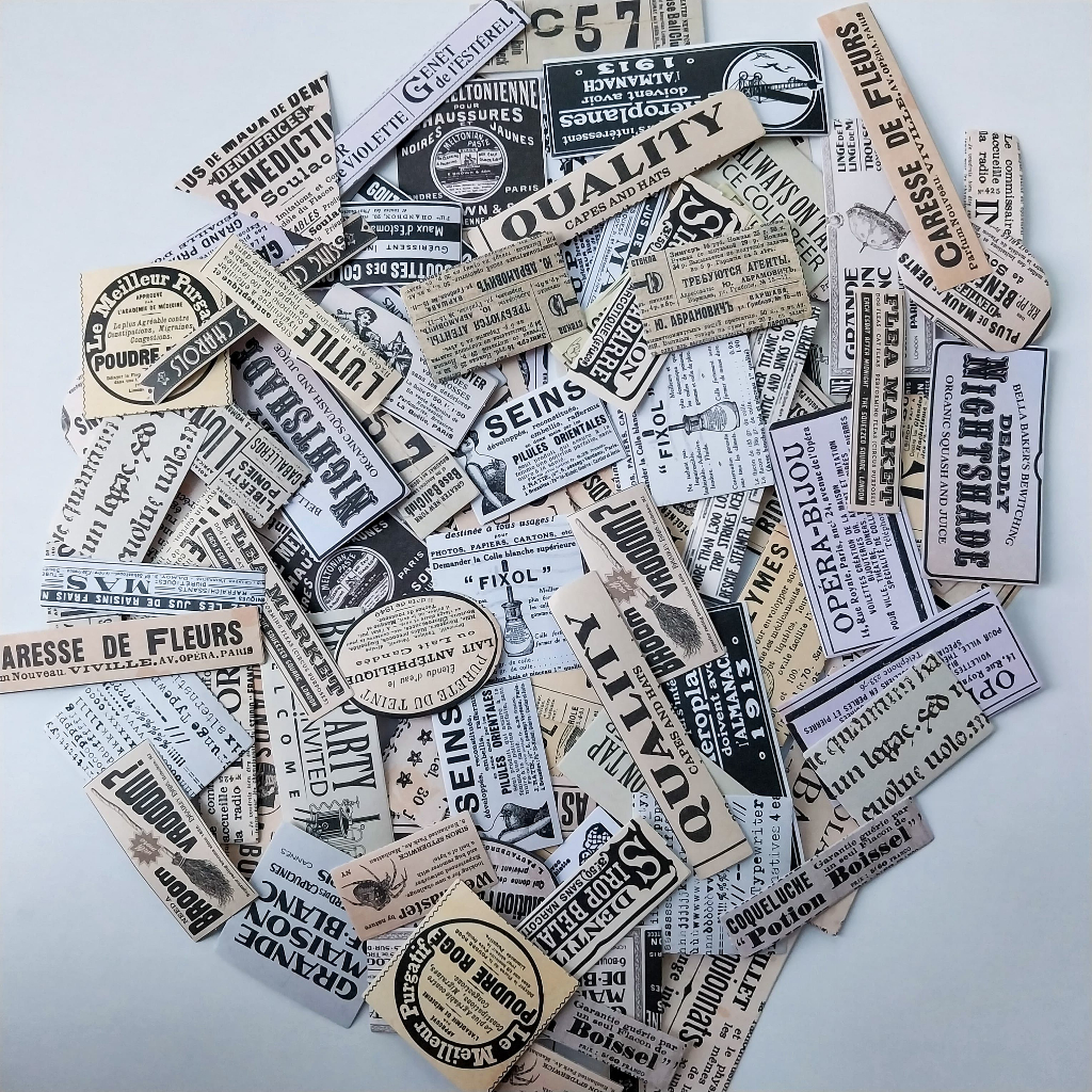 

10pcs Stiker Tape Vintage - Decorative bujo banner retro sticker / planner / scrapbook / stickers