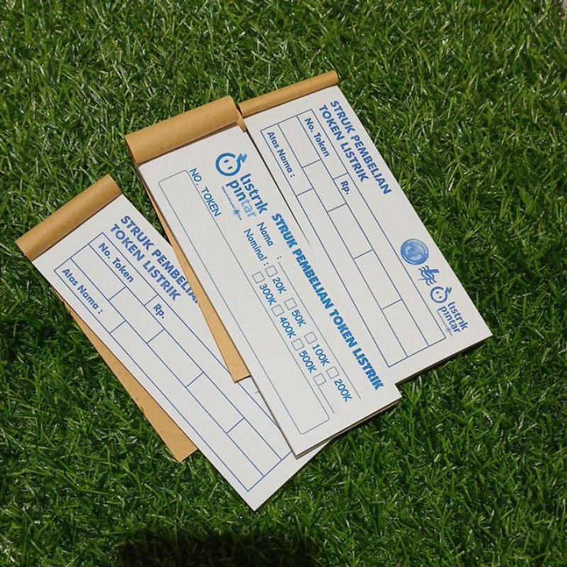 

NOTA STRUK PEMBELIAN TOKON LISTRIK MURAH ISI 50 LEMBAR UKIRAN 5,5X15cm READY STOK